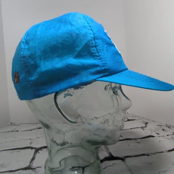Vintage Camel Trucker Hat Mens Snapback Neon Blue Ball Cap Camel Joe - Picture 5 of 8